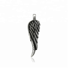 33464 xuping Simple design fashion Stainless Steel jewelry black gun color cool wing shape pendant